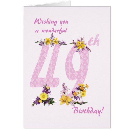 49e bloem Verdroogde getallen (Voorkant)