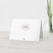 49e Jubileum Ribbon Heart Kaart (Achterkant)