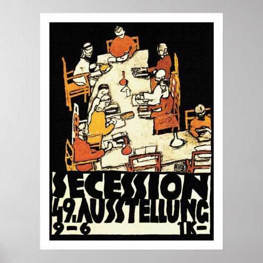 49e Poster van de afscheiding Ausstellung ("vriend (Voorkant)