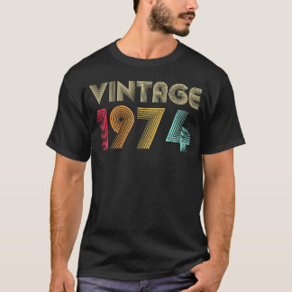 49e verjaardag 1974 Geboren T-shirt