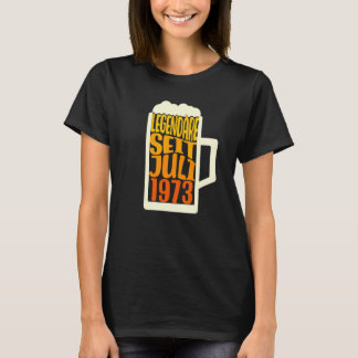 49e verjaardag bier legendarisch sinds juli 1973 t-shirt