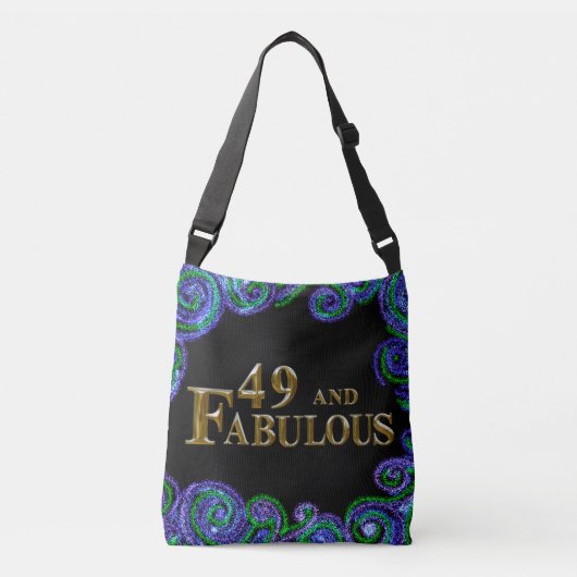 49e verjaardag crossbody tas (Voorkant)