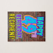 49e verjaardag ~ Fun, geïnspireerd door Urban Graf Legpuzzel (Horizontaal)