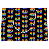 49e verjaardag: Fun Rainbow Event Nummer 49 Patroo Groot Cadeauzakje (Voorkant)