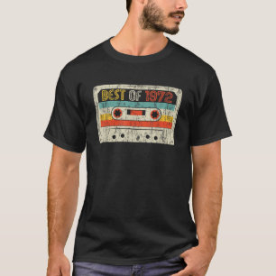 49e verjaardag geschenken Best of 1972 Cassetteban T-shirt