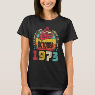49e verjaardag Geweldige sinds oktober 1973 1 T-shirt