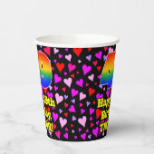 49e verjaardag: Het liefhebbende Kunstpatroon, Reg Papieren Bekers (Links)