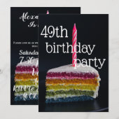 49e verjaardag kaart (Voorkant / Achterkant)