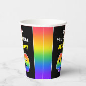 49e verjaardag: kleurrijke regenboog # 49, Naam va Papieren Bekers (Rechts)