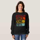 49e verjaardag Legende sinds juni 1973 49 jaar oud Trui (Voorkant volledig)