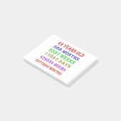 49e verjaardag Mijlpalen Post-it® Notes (Schuin)
