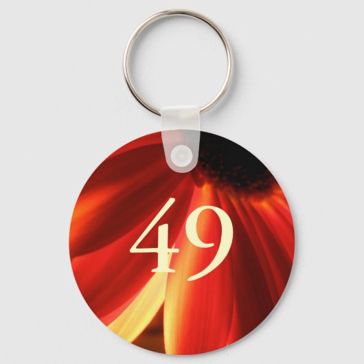 49e verjaardag sleutelhanger (Voorkant)