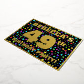 49e verjaardag van de gevechtsdag - vun, kleurrijk folie uitnodiging (Gedraaid)