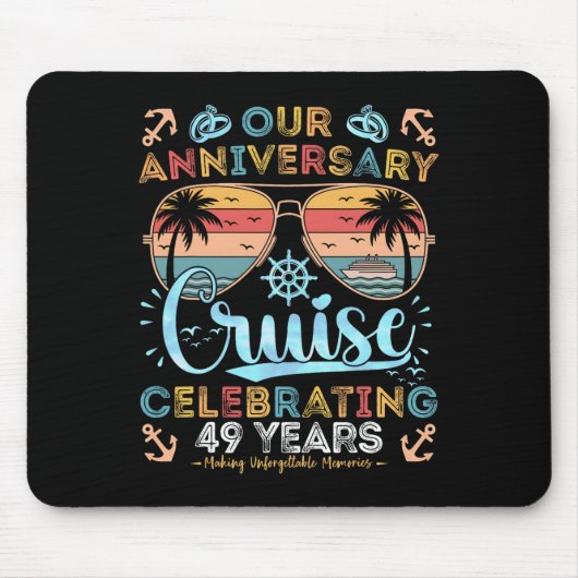 49e verjaardagscruise ter viering van 49 jaar same muismat (Voorkant)