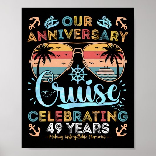 49e verjaardagscruise ter viering van 49 jaar same poster (Voorkant)