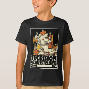 49e zitting Ausstellung ("vrienden") van Schiele T-shirt