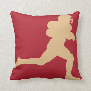 49er Gold Football Pillow Kussen