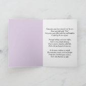 49th Anniversary Scroll Lilacs and Hydrangeas  Kaart (Binnen)