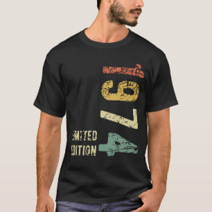 49th Birthday Gift 1974 Limited Edition 49 Years T-shirt