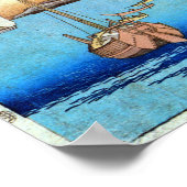 4. 神 川 宿, 広 重 POSTER (Hoek)