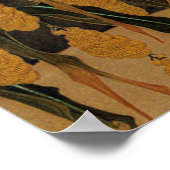 4. 秋 群 図, 若 冲 Sparrows, Jakuchu Poster (Hoek)