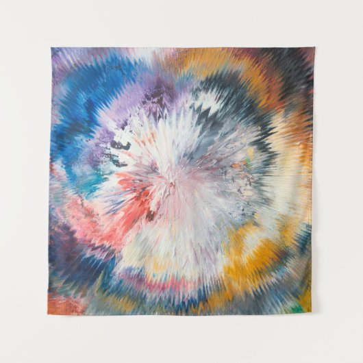 4.000 olieschilderijen. Colorful creative abstract Wandkleed (Voorkant)