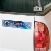 !4.000 voet. Club Bumpersticker (Op Truck)