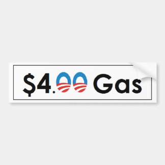 $ 4,00 Obama Gas Bumpersticker