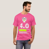 4 0 Waardering Loading Funny Tennis T-shirt (Voorkant volledig)