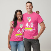4 0 Waardering Loading Funny Tennis T-shirt (Unisex)