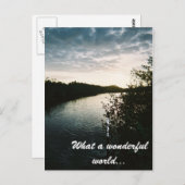 4-11-2007-07, Wat een prachtige wereld... Briefkaart (Voorkant / Achterkant)