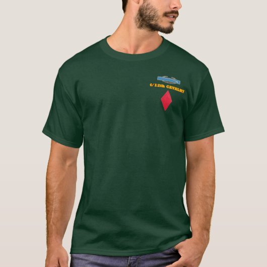 4/12e Cavalry CIB VSR M113 ACAV Shirt (Voorkant)