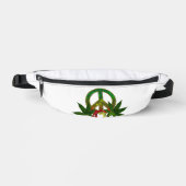 4 20 Rasta Peace Weed Heuptasje (Voorkant)