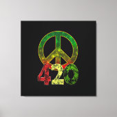4 20 Vrede Canvas Afdruk (Voorkant)