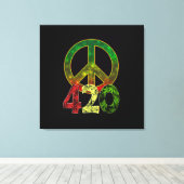 4 20 Vrede Canvas Afdruk (Insitu (Houten vloer))