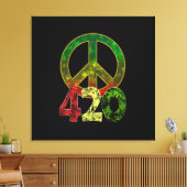 4 20 Vrede Canvas Afdruk (Insitu (Woonkamer))