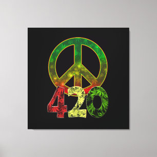 4 20 Vrede Canvas Afdruk