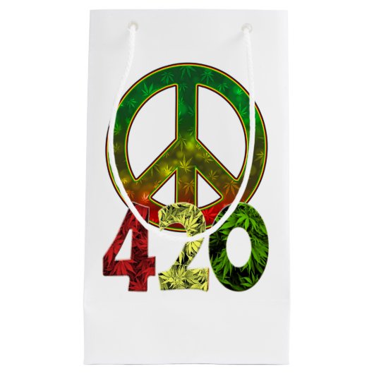 4 20 Vrede Klein Cadeauzakje (Voorkant)