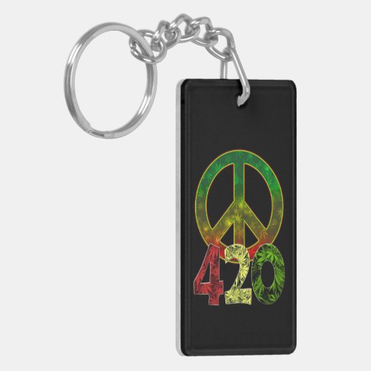 4 20 Vrede Sleutelhanger (Voorkant Links)
