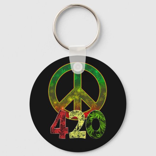 4 20 Vrede Sleutelhanger (Voorkant)