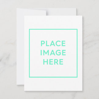 4,25 inch x 5,5 inch plat Wenskaart Kaart