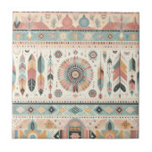 4,25 x 4,25 roze tribal keramische tegels tegeltje (Voorkant)