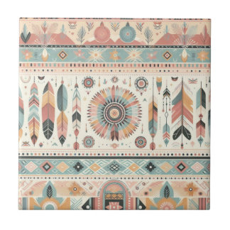 4,25 x 4,25 roze tribal keramische tegels tegeltje