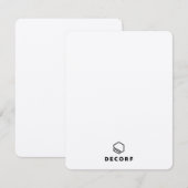 4,25 x 5,5-inch behuizingskaart informatiekaartje (Voorkant / Achterkant)