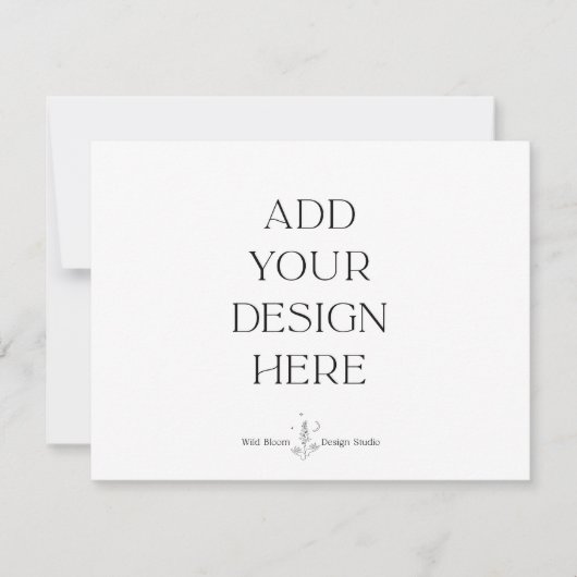 4,25 x 5,5-inch Kaart afdrukken | Je eigen toevoeg (Voorkant)