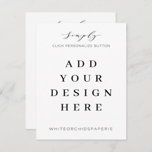 4,25 x 5,5-inch Kaarten afdrukken (Voorkant / Achterkant)