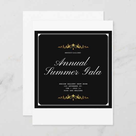 4,25 x 5,5-inch uitnodigingskaart kaart (Voorkant / Achterkant)