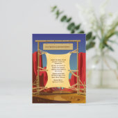 4,25 x 5,5-inch Wilde West Wedding Invitation Kaart (Staand voorkant)