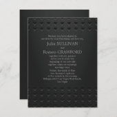 4,25 x 5,5-inch    zwart-wit, modern, eenvoudig be kaart (Voorkant / Achterkant)