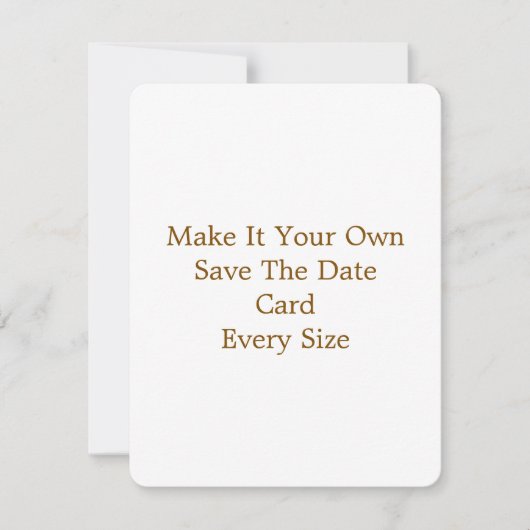 4,25" x 5,5" Save The Date Kaart (Voorkant)